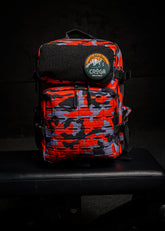 Vikingo | Red Bloom Camo Backpack 25L / 45L